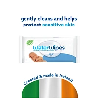 Plastic-Free Original Baby Wipes, 99.9% Water Based Unscented & Hypoallergenic for Sensitive Skin, Packaging May Vary