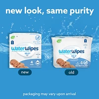 Plastic-Free Original Baby Wipes, 99.9% Water Based Unscented & Hypoallergenic for Sensitive Skin, Packaging May Vary