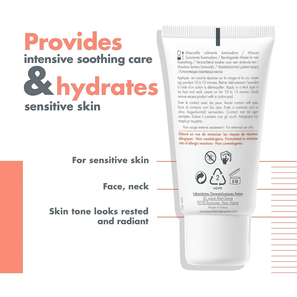 Soothing radiance mask