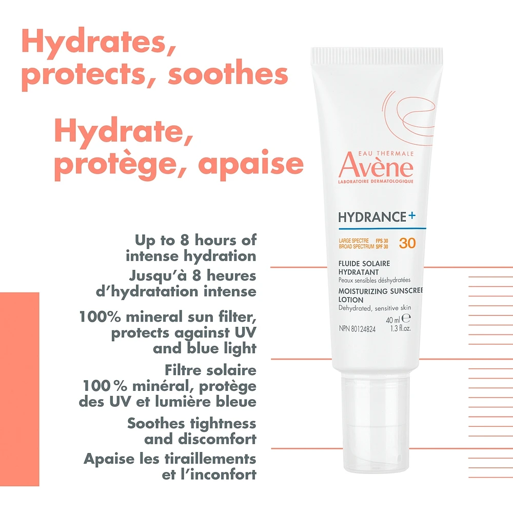 Hydrance+ SPF30 moisturizing sunscreen fluid