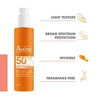 Face & Body Spray SPF50+