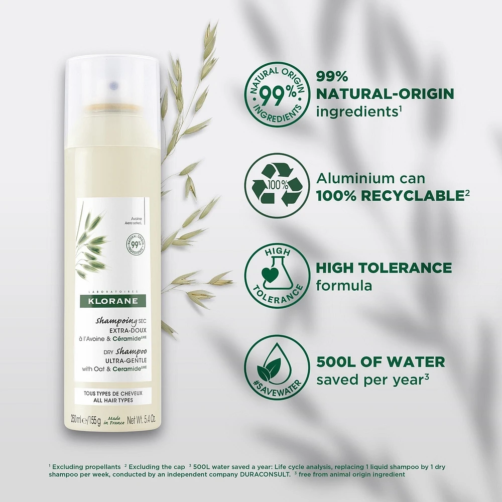 Dry Shampoo with Oat Milk - Ultra gentle