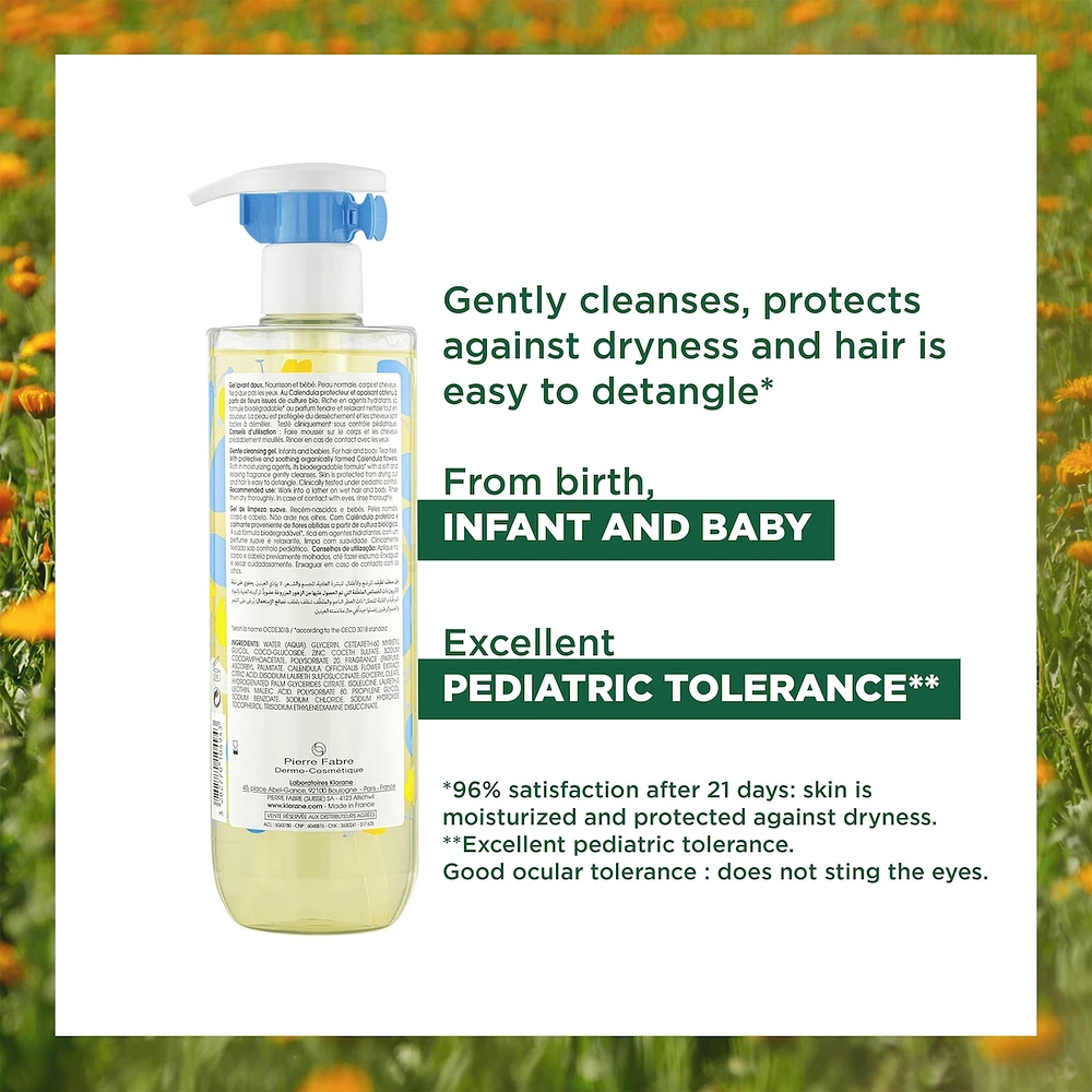 Gentle Cleansing Gel with Calendula -  Hair and Body - Baby