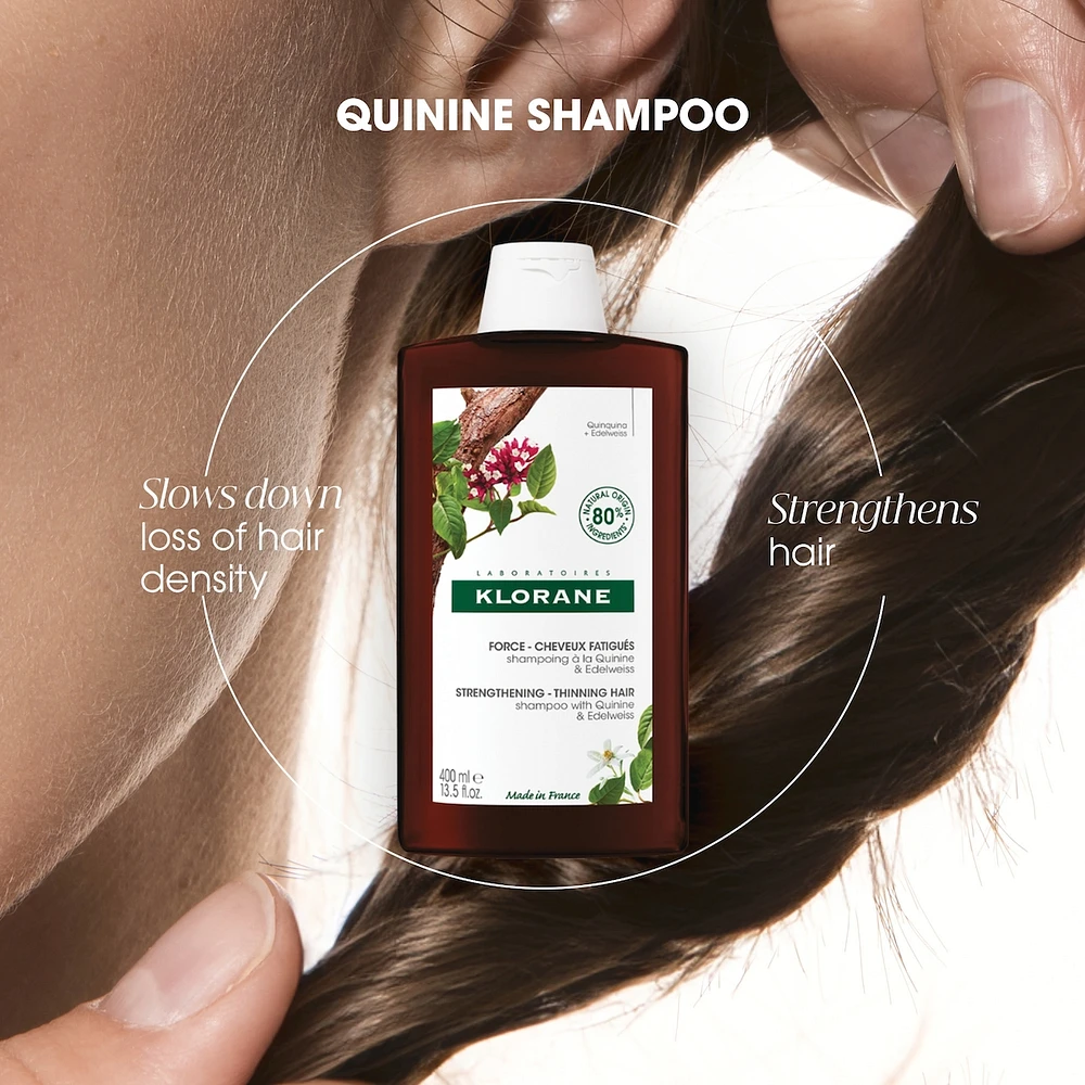 Shampoo with Quinine & ORGANIC Edelweiss - Strengthening for thinning hair