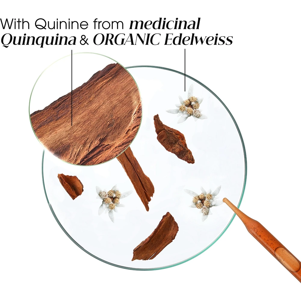 Shampoo with Quinine & ORGANIC Edelweiss - Strengthening for thinning hair