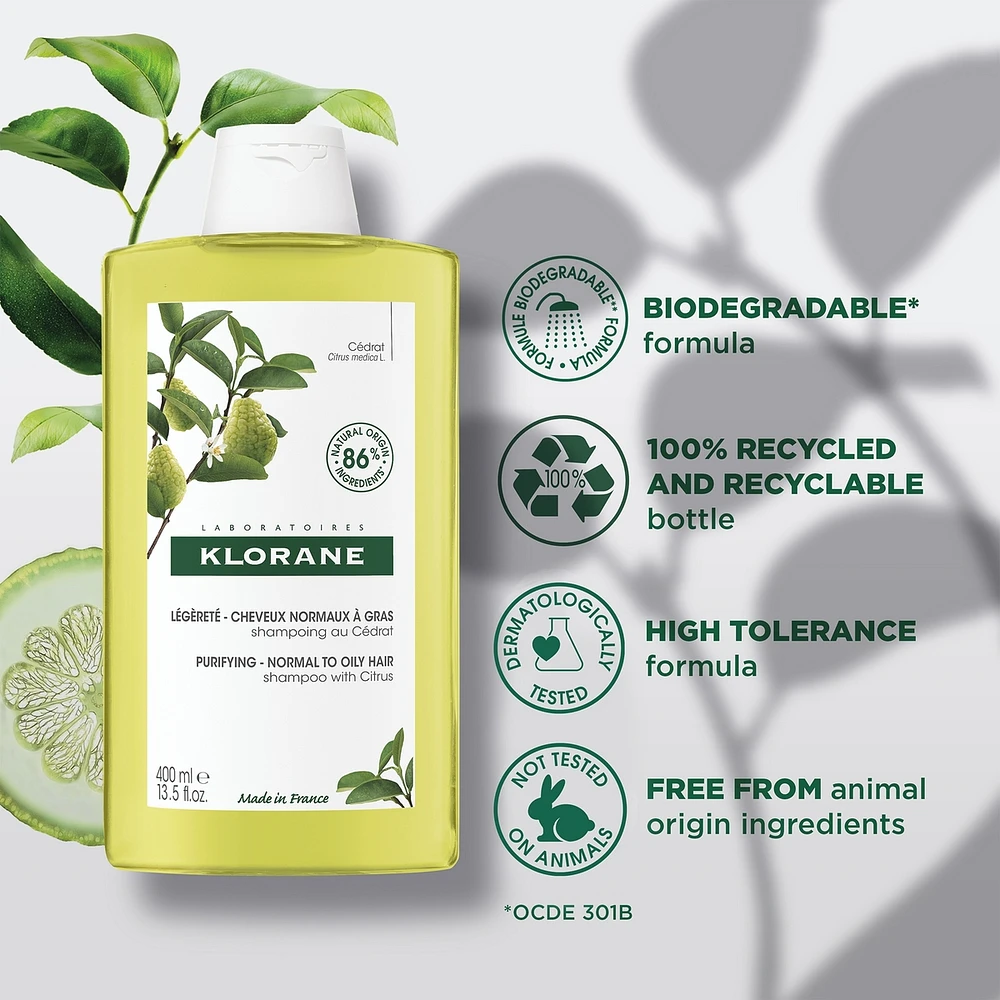 Purifying Shampoo with Citrus Pulp - Normal to Oily Hair - Purifying