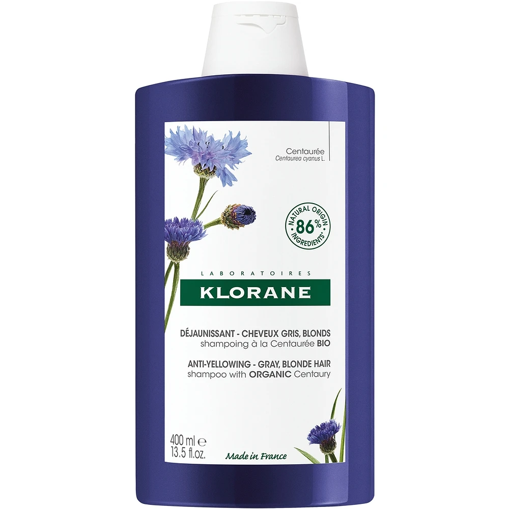 Anti-yellowing Shampoo with ORGANIC Centaury - Grey, blond hair