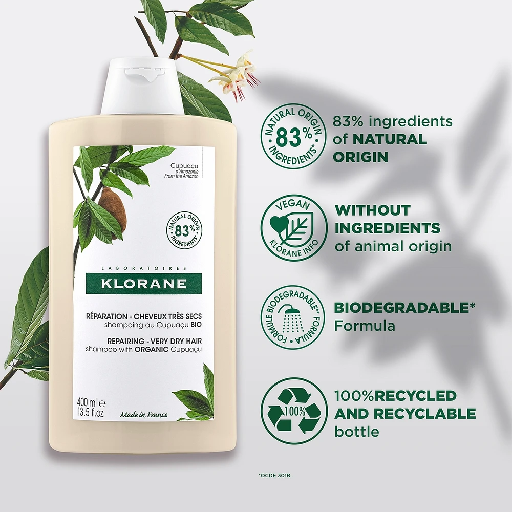 Shampoo with ORGANIC Cupuacu -  Repairing - Very Dry Hair