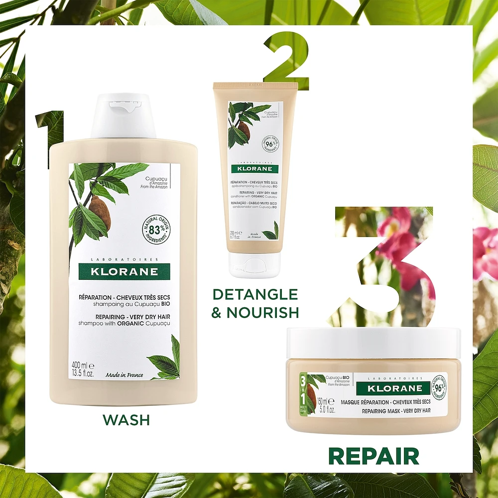 3-in-1 Mask with ORGANIC Cupuaçu - Repairing - Very Dry Hair