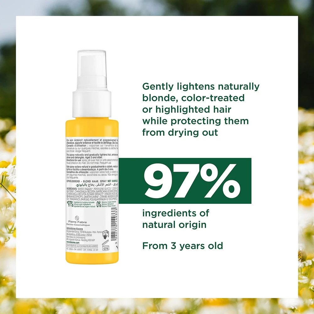 Leave-in spray with Chamomile - Blond highlights enhancing