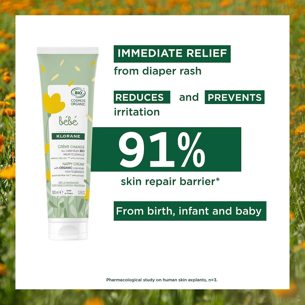 Diaper Change Cream with Organic Calendula - Diaper Area - Baby