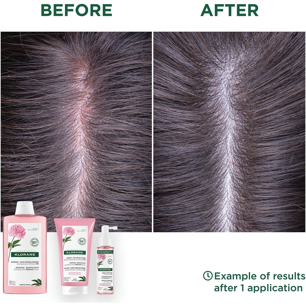 Soothing serum with ORGANIC Peony