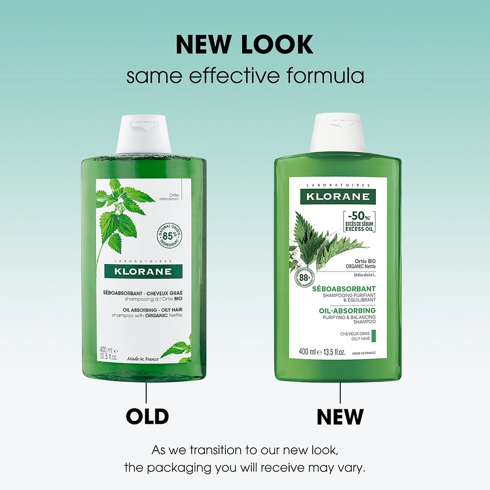 Oil Absorbing Shampoo with ORGANIC Nettle - Oily Hair
