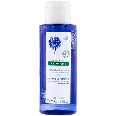 Eye make-up remover with ORGANIC Cornflower