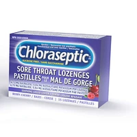 Chloraseptic Sore Throat Lozenges Sucrose Free Berry Cherry