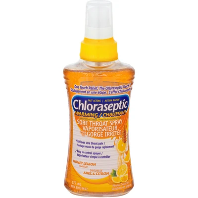 Chloraseptic Warming Sore Throat Spray Honey Lemon