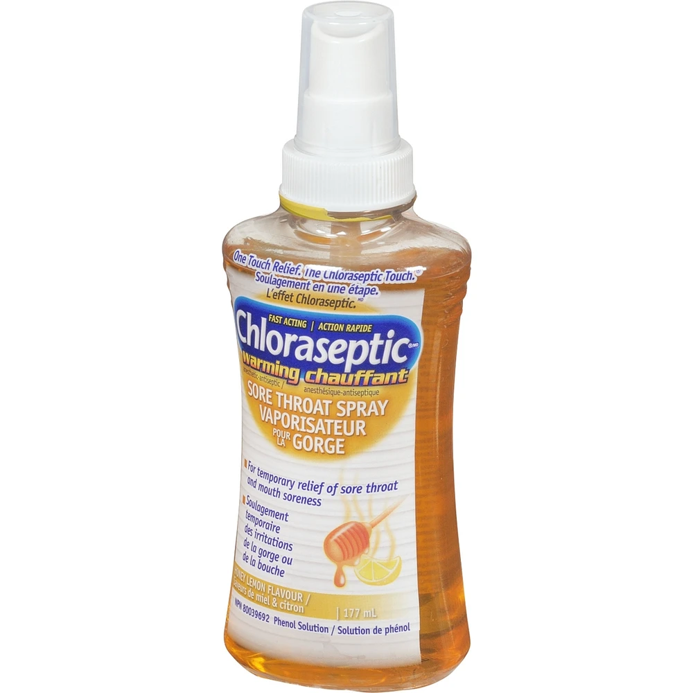 Chloraseptic Warming Sore Throat Spray Honey Lemon