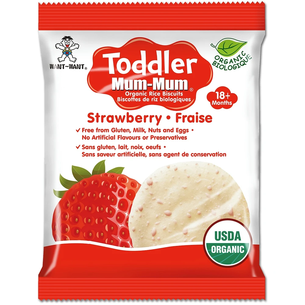 Toddler Mum Mum Organic Strawberry