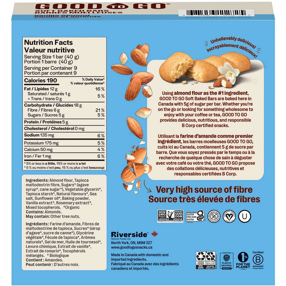 Soft Baked Bar Vanilla Almond