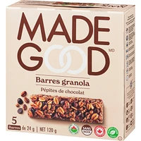 Chocolate Chip Granola Bars