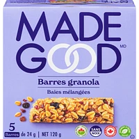 Mixed Berry Granola Bars