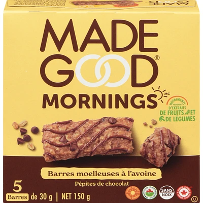 Chocolate Chip Morning Bars