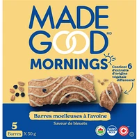 Barres moelleauses à l'avoine Saveur de bleuets