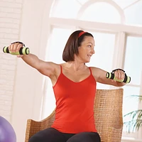 Soft Dumbbells, Pair, L 6x W 5x H 9.50, Lime, Unisex, 1 kg