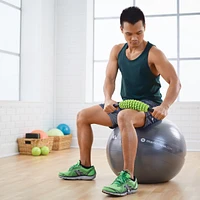 Flex Massage Stick, L 18 in x W 3 in x H 3 in, Green, Unisex