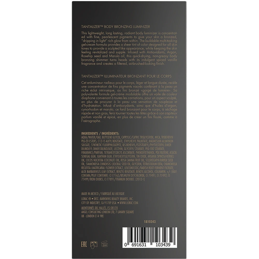 TANtalizer Body Bronzing Luminizer (travel size; shade Champagne Bronze)