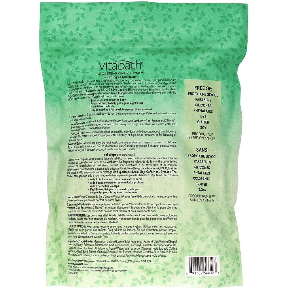 Cool Spearmint Epsom Salts