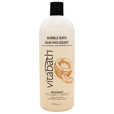 Heavenly Coconut Crème Paraben & Dye Free Bubble Bath