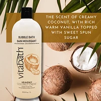 Heavenly Coconut Crème Paraben & Dye Free Bubble Bath