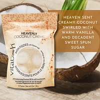 Heavenly Coconut Crème Bath Fizzies