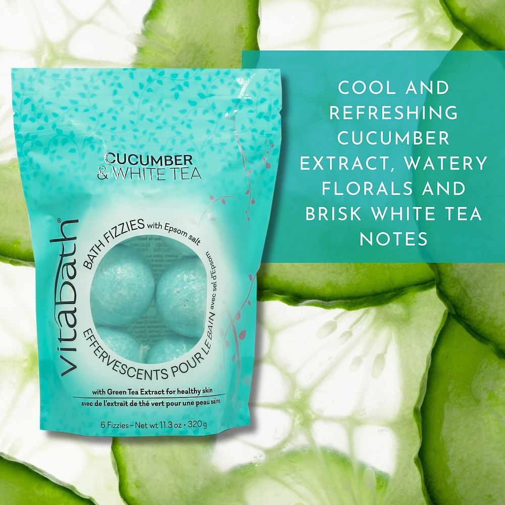 Cucumber & White Tea Bath Fizzies