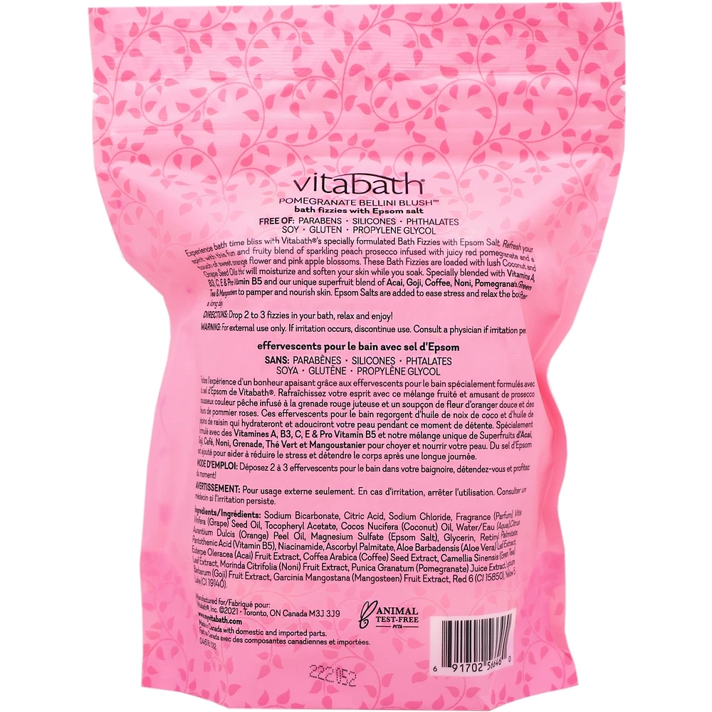 Pomegranate Bellini Blush Bath Fizzies