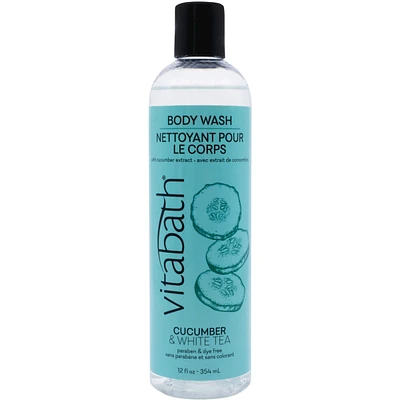 Cucumber & White Tea Paraben & Dye Free Mositurizing Body Wash
