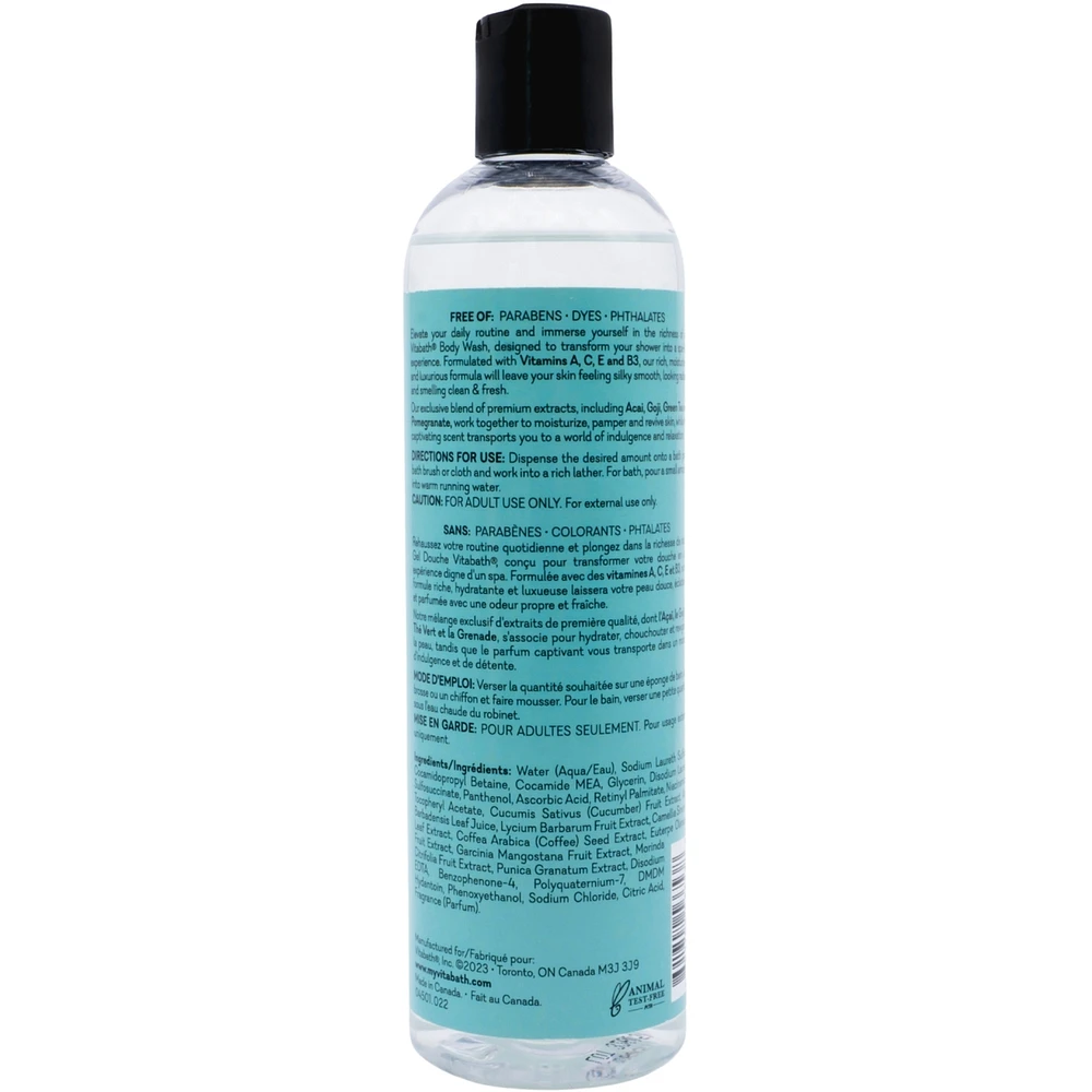 Cucumber & White Tea Paraben & Dye Free Mositurizing Body Wash