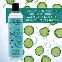 Cucumber & White Tea Paraben & Dye Free Mositurizing Body Wash