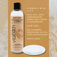 Heavenly Coconut Crème Paraben & Dye Free Mositurizing Body Wash