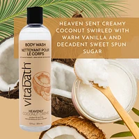 Heavenly Coconut Crème Paraben & Dye Free Mositurizing Body Wash