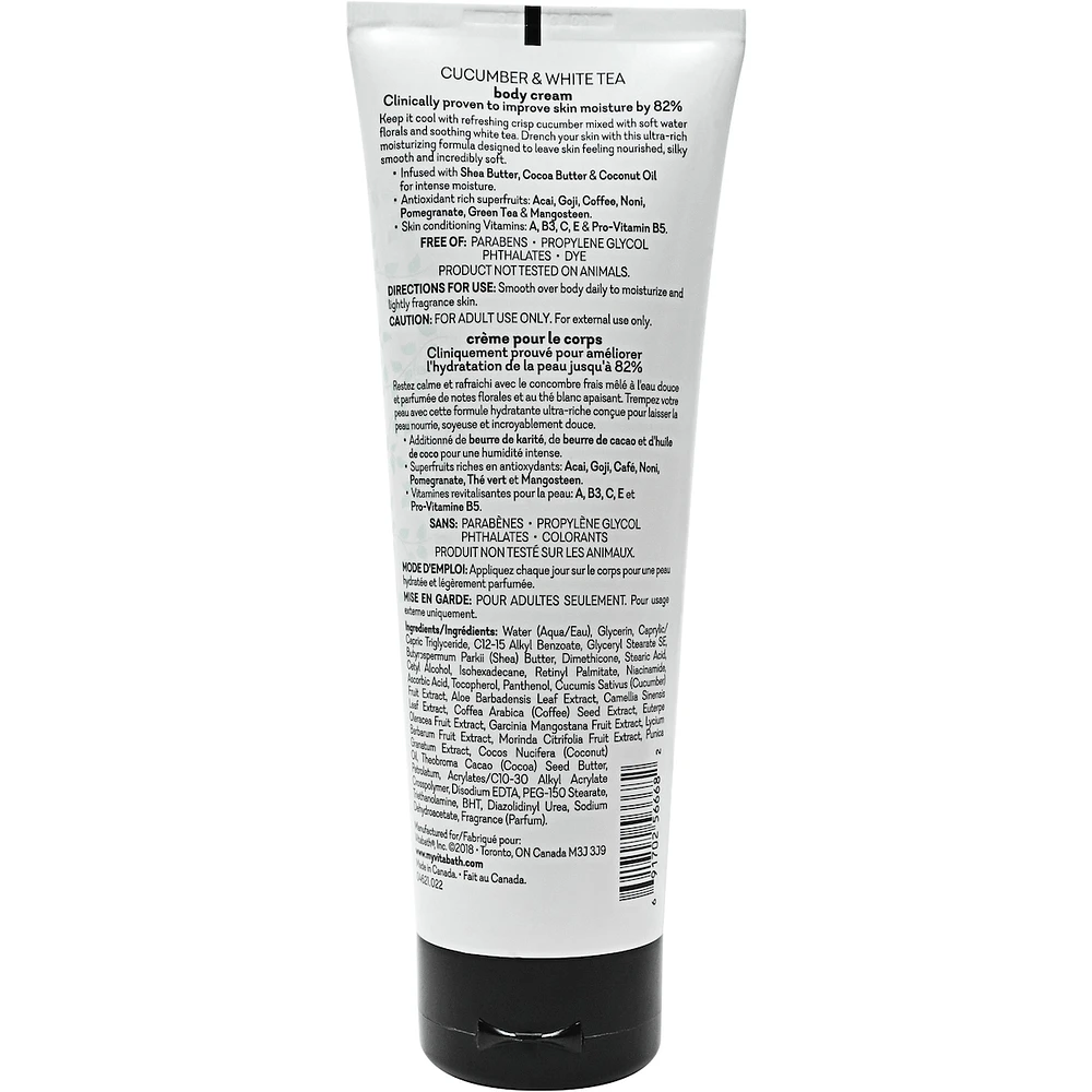 Cucumber & White Tea Body Cream