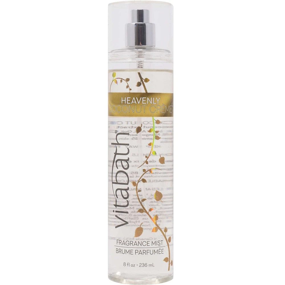 Heavenly Coconut Crème Alcohol & Dye Free Fragrance Mist