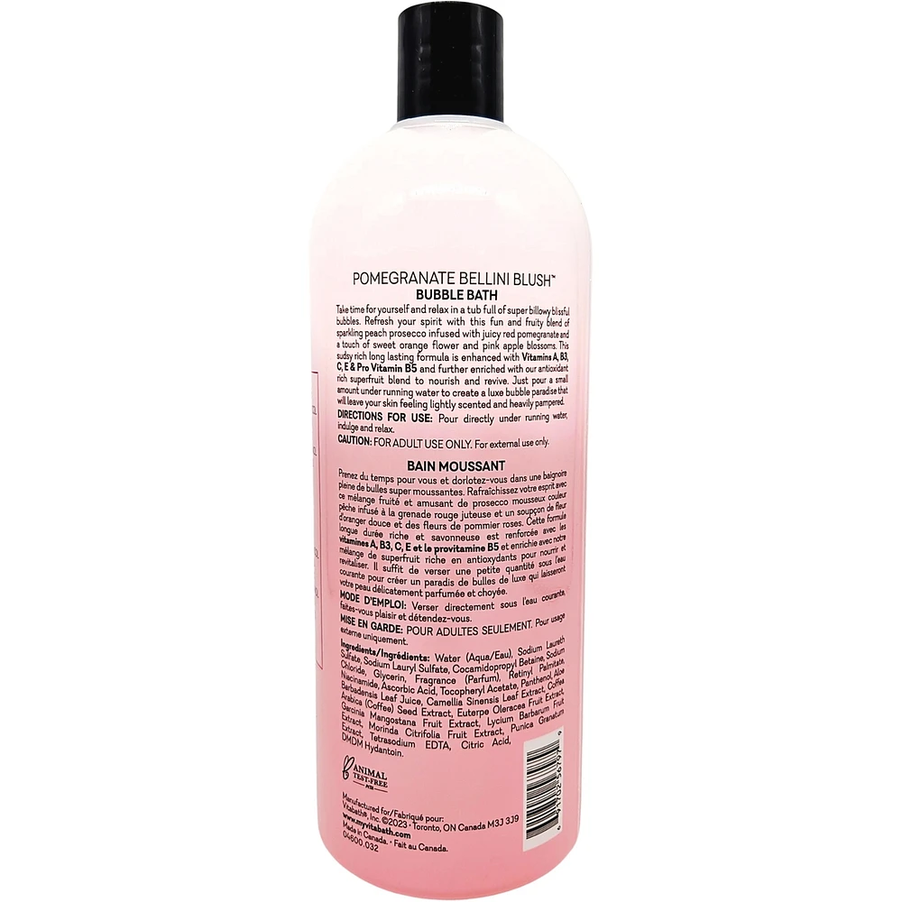 Pomegranate Bellini Blush Paraben & Dye Free Bubble Bath