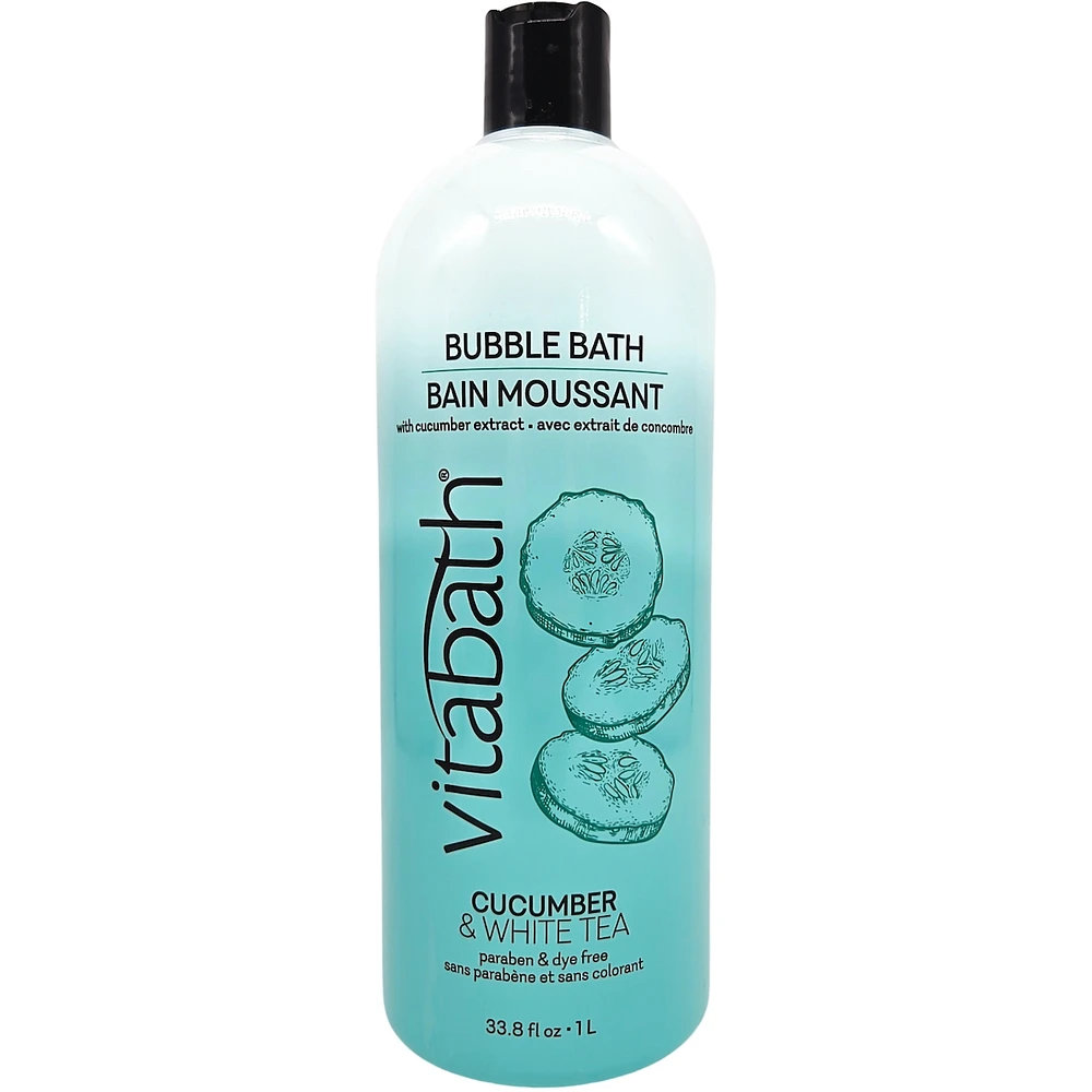 Cucumber & White Tea Paraben & Dye Free Bubble Bath