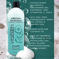 Cucumber & White Tea Paraben & Dye Free Bubble Bath