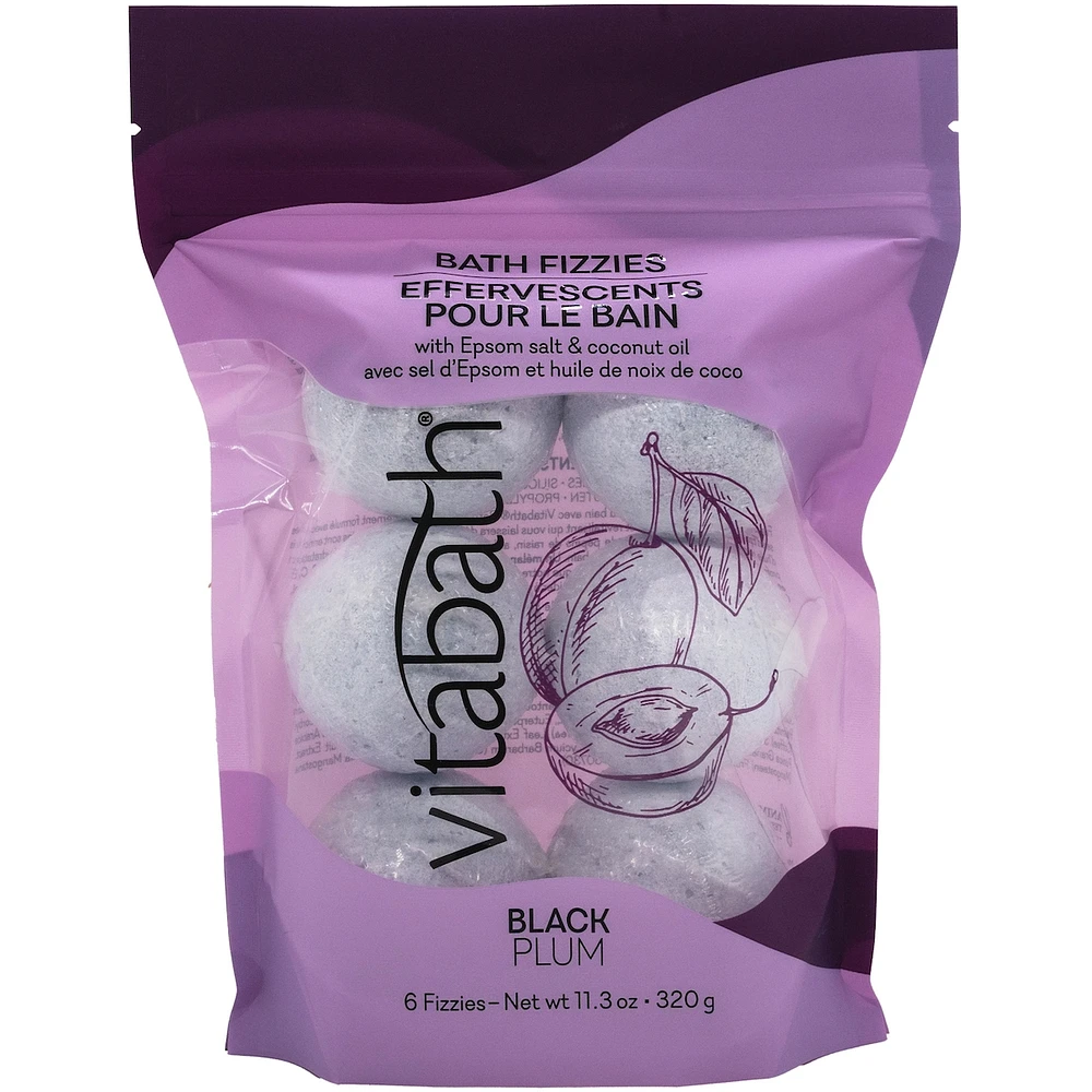 Black Plum Bath Fizzies