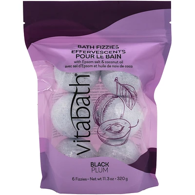 Black Plum Bath Fizzies
