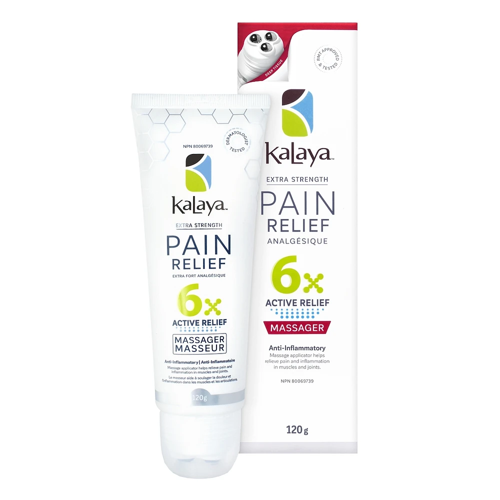 6X Extra Strength Pain Relief Cream Massager