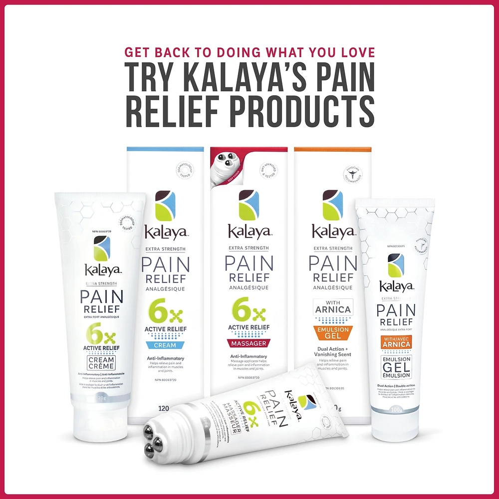 6X Extra Strength Pain Relief Cream Massager